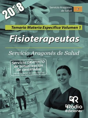 cover image of Fisioterapeutas. Servicio Aragonés de Salud. Temario Materia Específica Volumen 1